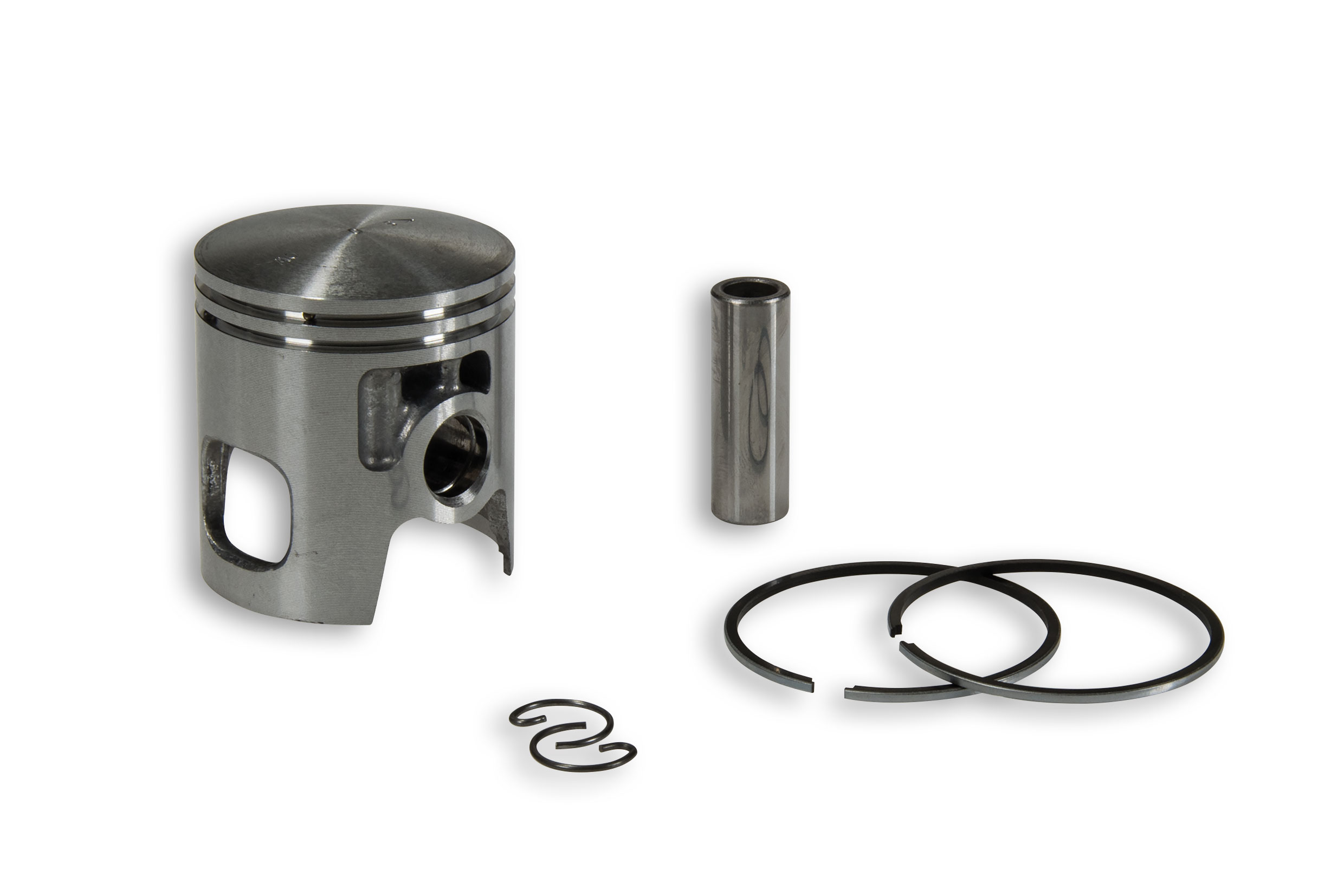 Malossi Piston 2T D.45,5 pin D.12 and 2 rectangular segments selection D Honda MBX 50 LC